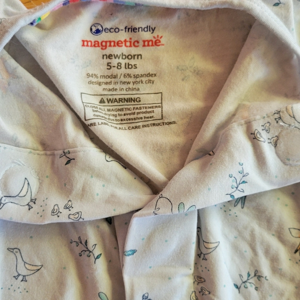 Magnetic me newborn onesie